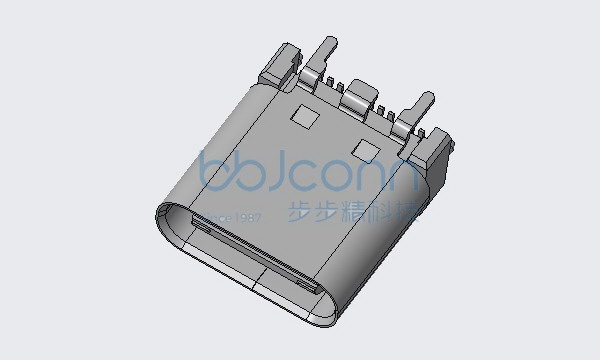 TYPE-C 24PIN 母座 直立式 H=9.3