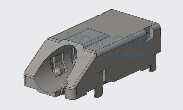 3.5耳机座 斜口 五脚插 四节（PJ35A040-F05J1BR-B）