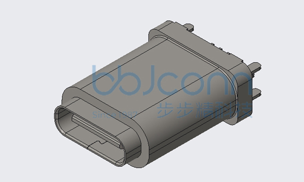 TYPE-C 16P 防水母座 180度 H=15.0 全插（DIP）IPX7