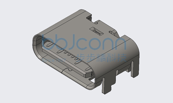 TYPE-C 16P 母座L=6.2板上型一体式 CH1.68