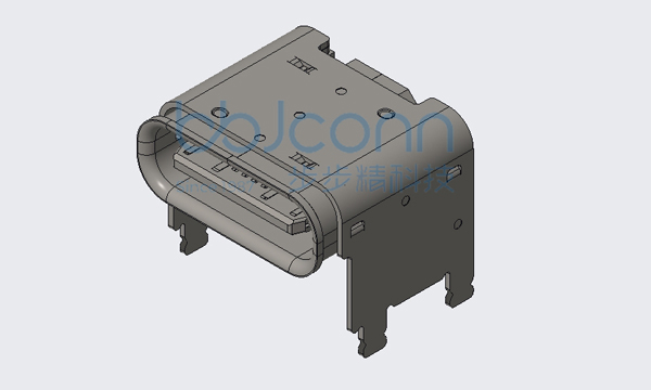 TYPE-C 16P 母座 板上 垫高3.0mm L=8.0 CH=4.58