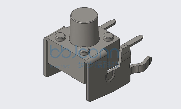 轻触开关 6x6x7 支架 不锈钢弹片 260G