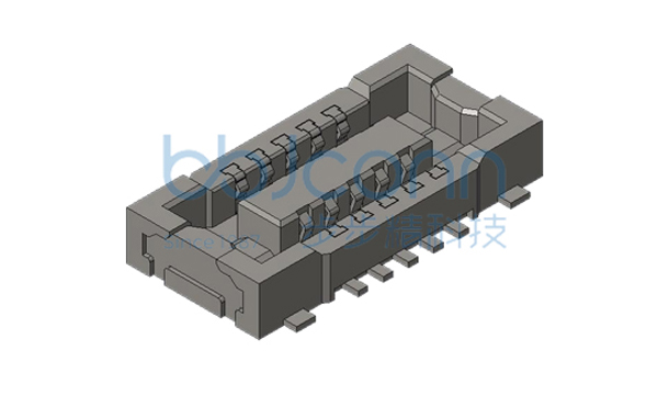 板对板连接器 母座 0.40-2x5P 单槽BTB SOCKET SMT 合高H=0.80 （AXE510）