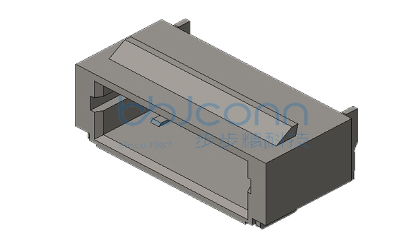 针座 1.0-6P立贴 带扣 加盖 米黄色