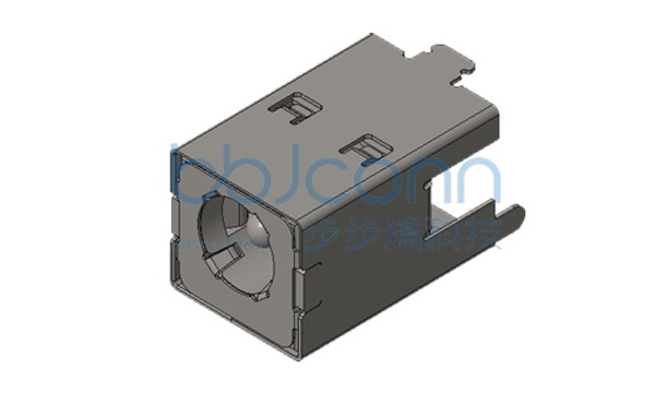 DC插座 DC550200-1386-20000H 2.0针 180度 H=15.0 三脚插 全铜 加盖编带