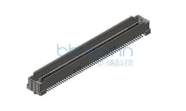板对板连接器 公座 0.80-2x50P SMT 带柱 合高H=5.0 (LB547-G100P-C0R)