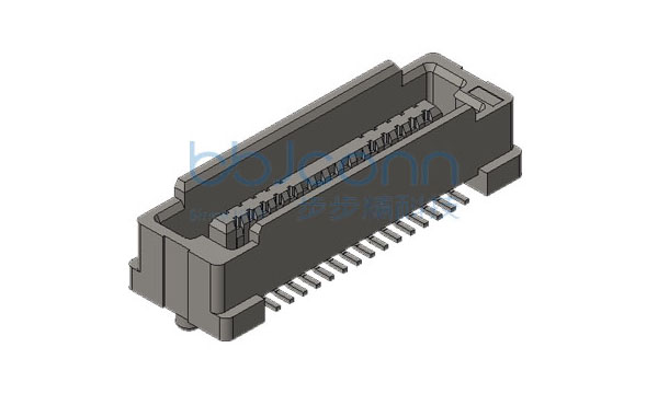 板对板连接器 公座 0.80-2x15P SMT 带柱 H=4.70 合高H=5.0 (LB547-G30P-C0R)