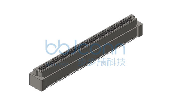 板对板连接器 母座 0.80-2x60P SMT 带柱 合高H=9.0