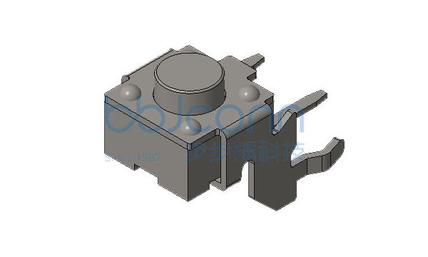 轻触开关 6x6x5.0 半包定位支架 不锈钢弹片 160gf 袋装