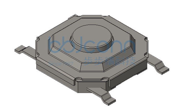 轻触开关 4x4x1.5 防水铜头贴片 160gf