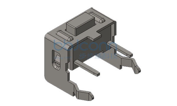 轻触开关 3x6x4.3 侧按支架 方头白柄 260GF 袋装