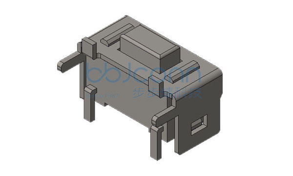 轻触开关 3x6x5.0 侧按支架 四脚贴片 铁盖 160gf 编带