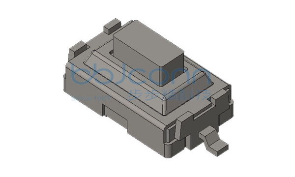 防水轻触开关 3x6x2.5 两脚贴片 白色方柄 260GF IP65