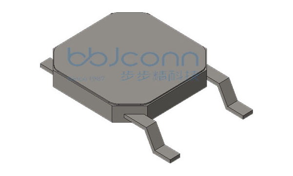 轻触开关 4X4X0.8 无头 两脚贴片 长脚 新脚位折弯0.55 100g