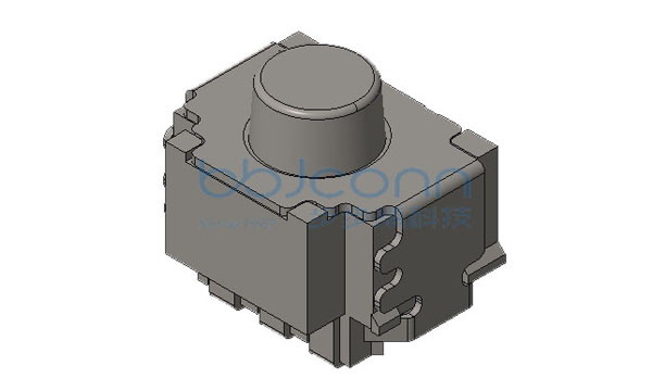 轻触开关 4x5x3.5 侧按 沉板 三脚贴片 160gf 编带