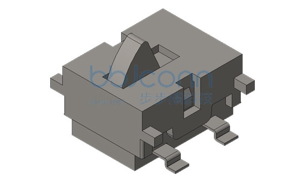限位开关 KFC-V-221 四脚贴片 带柱 全塑