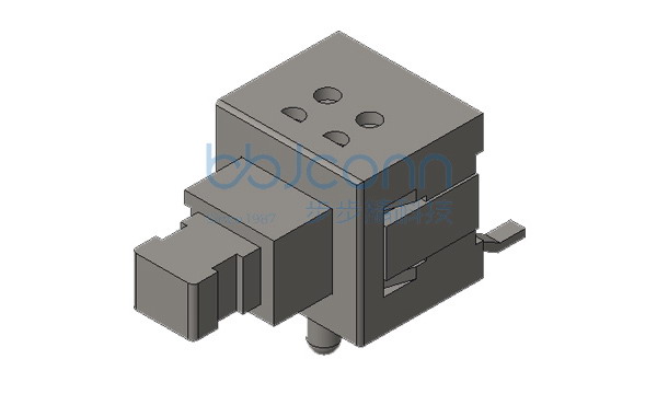 按键开关 5.8x5.8 三脚侧贴 带柱 自锁 编带(PB60L180SQ)